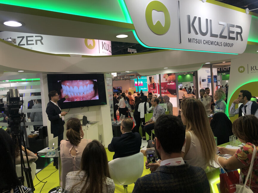Kulzer booth at AEEDC Dubai 2019 (Photograph: DTI)