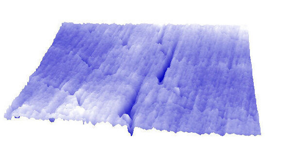 Partikel aus kristallinem Quarz schleifen Zähne ab