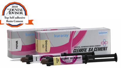 CLEARFIL SA CEMENT premiato come Top Self-adhesive Cement 2010 da  Dental Advisor