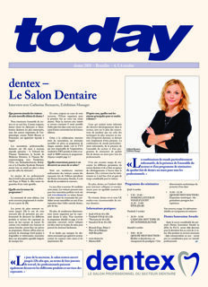 today Dentex Brussels 2018 today Dentex Brussels 2018