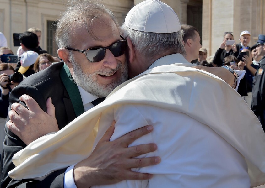 L'incontro con Papa Francesco.
