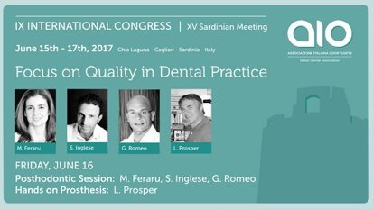 Digitale e protesi personalizzate, un punto al congresso AIO di Chia 2017