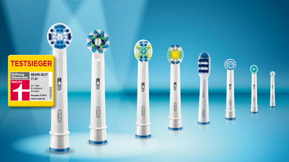 Oral-B erneut Testsieger bei Stiftung Warentest
