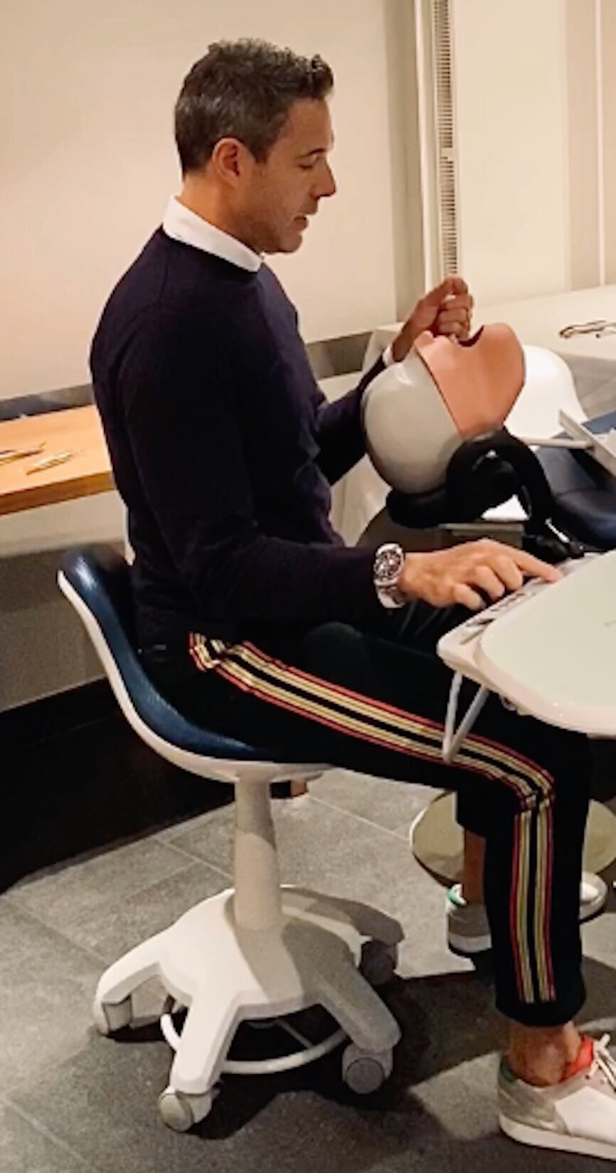 Figure 3 : montez le patient