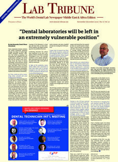 Lab Tribune Middle East & Africa No.6, 2020