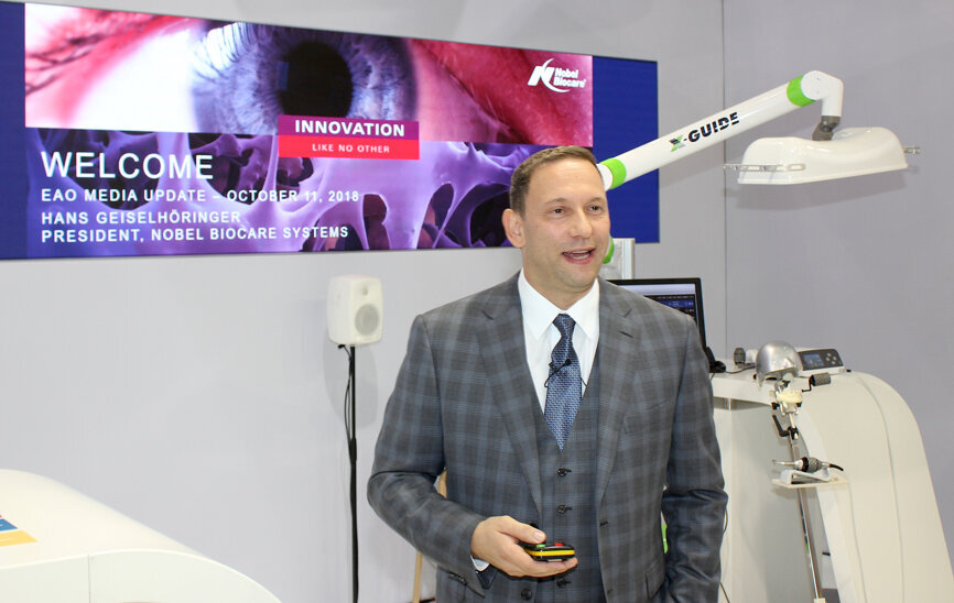 Hans Geiselhöringer, President of Nobel Biocare (Photograph: Nobel Biocare)