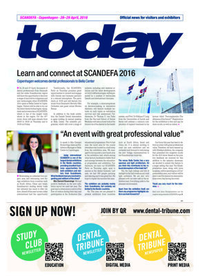 today SCANDEFA Copenhagen 2016