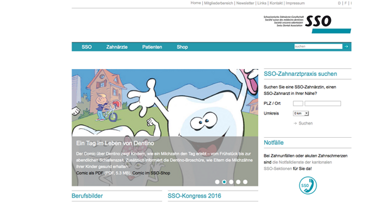 Mit wenigen Klicks zum SSO-Zahnarzt