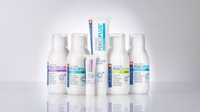 Perio Plus+, La nouvelle gamme innovante de bains de bouche et gels CURAPROX