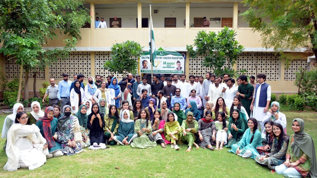 LUMHS celebrate I-Day with tree planting drive