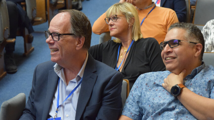 Steve Jones and Dr Freddy Belliard. 