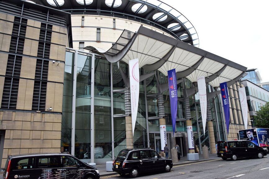 The congress is held at the Edinburgh International Conference Centre. (Photographs: Yvonne Bachmann, DTI)