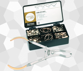 COMPOSI-TIGHT GOLD SYSTEM KIT WITH RING PLACEMENT FORCEPS