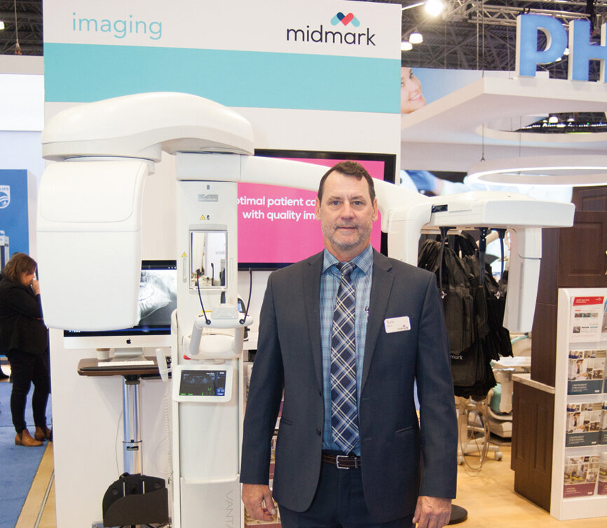 Tom of Midmark. (Photo: Jahmel Charles, Dental Tribune America)