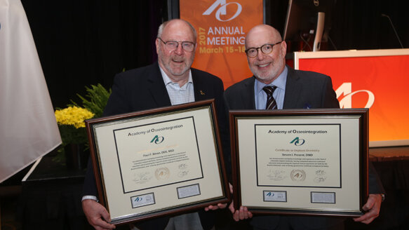 AO announces first two recipients of Certificate in Implant Dentistry