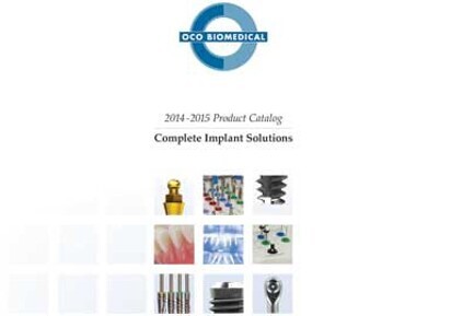 OCO  Biomedical launches new product print catalog for 2014/15