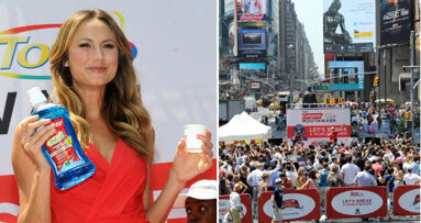 Colgate quebra o recorde mundial de enxágue bucal