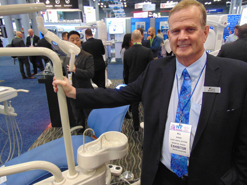 Bill Rimmer of Flight Dental Systems. (Photo: Fred Michmershuizen/DTA)