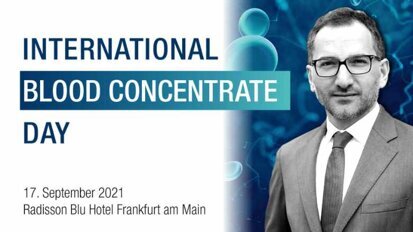 Im September: Blutkonzentrate im Praxisalltag in Frankfurt am Main Im September: Blutkonzentrate im Praxisalltag in Frankfurt am Main