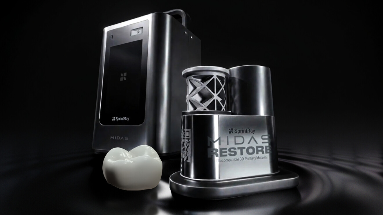 Midas Restore is engineered for use with SprintRay’s Midas Digital Press 3D printer.