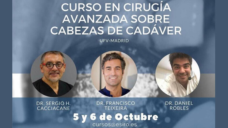Curso Cirugía Avanzada con prácticas en cadáveres