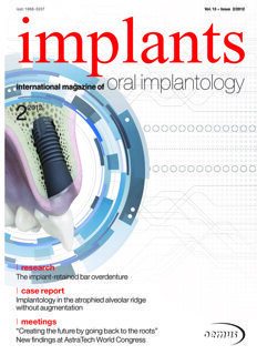 implants international No. 2, 2012 implants international No. 2, 2012