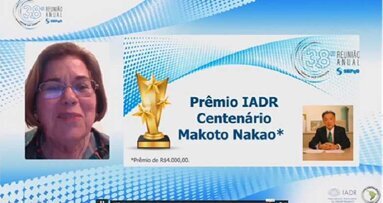 Prêmio Brasileiro do Centenário da IADR em homenagem ao presidente do GC Makoto Nakao