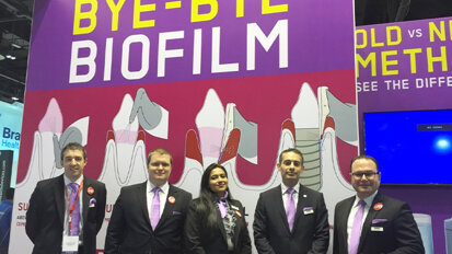 E.M.S. Dental presents GUIDED BIOFILM THERAPY during AEEDC in Dubai