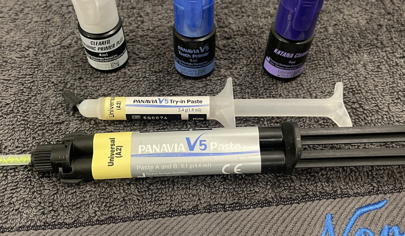 Fig. 8: Selected cementation and try-in system.