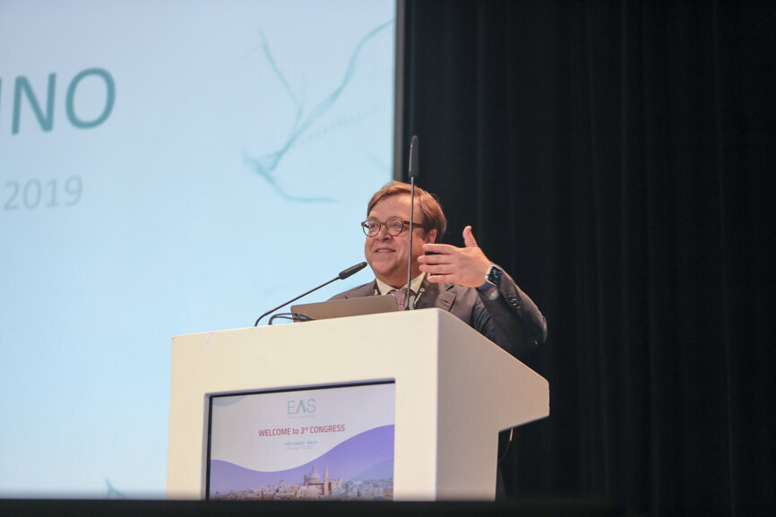 Dr Francessco Garino, EAS board member and past EAS pressident, 2018–2019. 