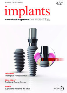 implants international No. 4, 2021 implants international No. 4, 2021