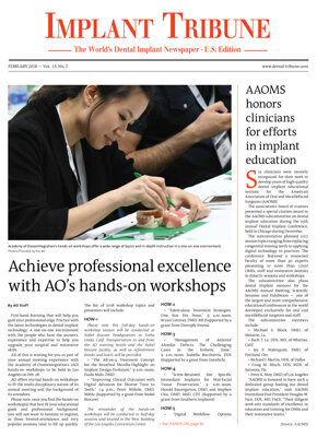 Implant Tribune U.S. No. 2, 2018