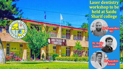 Laser dentistry workshop to be held at Saidu Sharif college