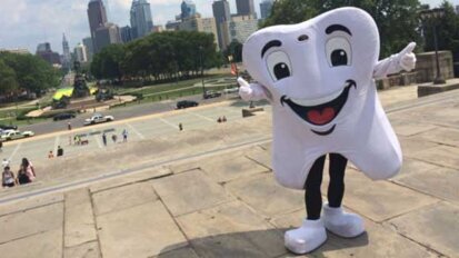 ‘Loose Tooth’ mascot highlights need for dental checks ‘Loose Tooth’ mascot highlights need for dental checks