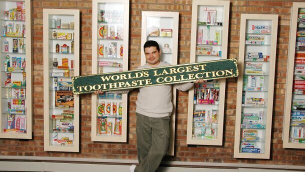 Mit Zahnpasta auf dem Weg ins Guinness-Buch