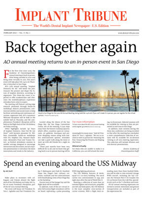 Implant Tribune U.S. No. 1, 2022