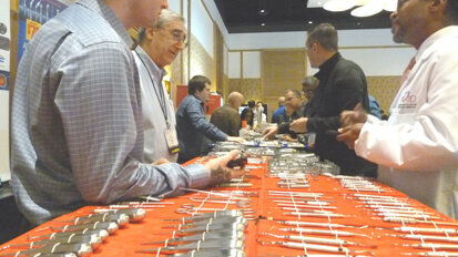 The Dental Implant Technologies booth.