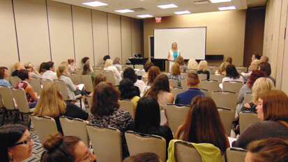 Dr. Rhonda Savage presents ‘A day in the life of a dental office’ Thursday morning.