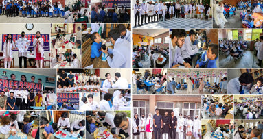 AIMI teams examine 10,550 kids in 17 Abbottabad schools