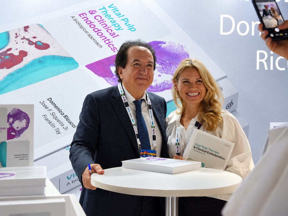 The new book comprises two volumes and 16 chapters covering the biological basis and clinical practice of endodontics, including vital pulp therapy. It has been published in English, Spanish and Russian.