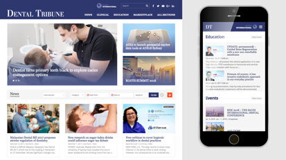 Bewährtes in frischem Design: Dental Tribune geht mit neuer Website online Bewährtes in frischem Design: Dental Tribune geht mit neuer Website online