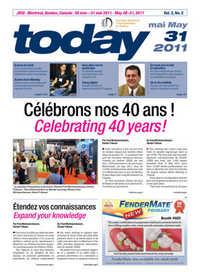 today JDIQ Montreal May 31, 2011 today JDIQ Montreal May 31, 2011