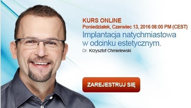 „Implantacja natychmiastowa w odcinku estetycznym” – webinarium DT Study Club!