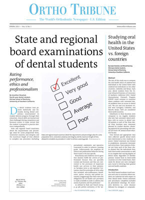 Ortho Tribune U.S. No. 1, 2013