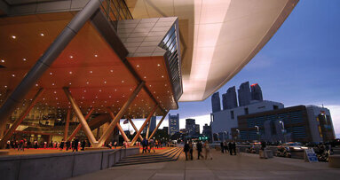 Yankee Dental Conference exhibit hall filled with C.E. options