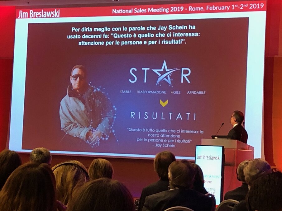 La frase di Jay Schein.