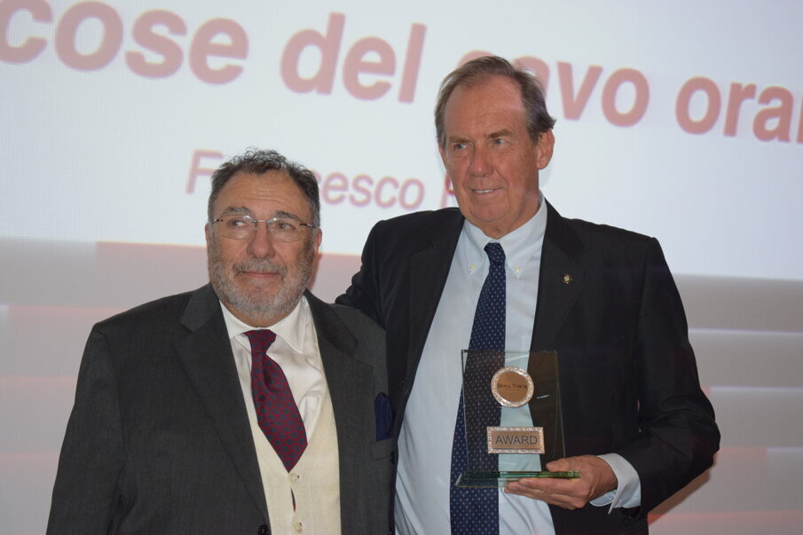 Prof. Ugo Covani e dott. Francesco Riva (© Tueor Servizi).