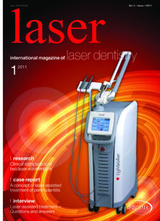 laser international No. 1, 2011 laser international No. 1, 2011