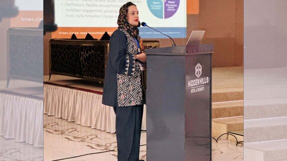 Dr Maria Khattak appointed to senior role in dental public health at KMU