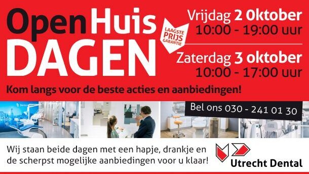 Bezoek de Open Huis Dagen van Utrecht Dental!